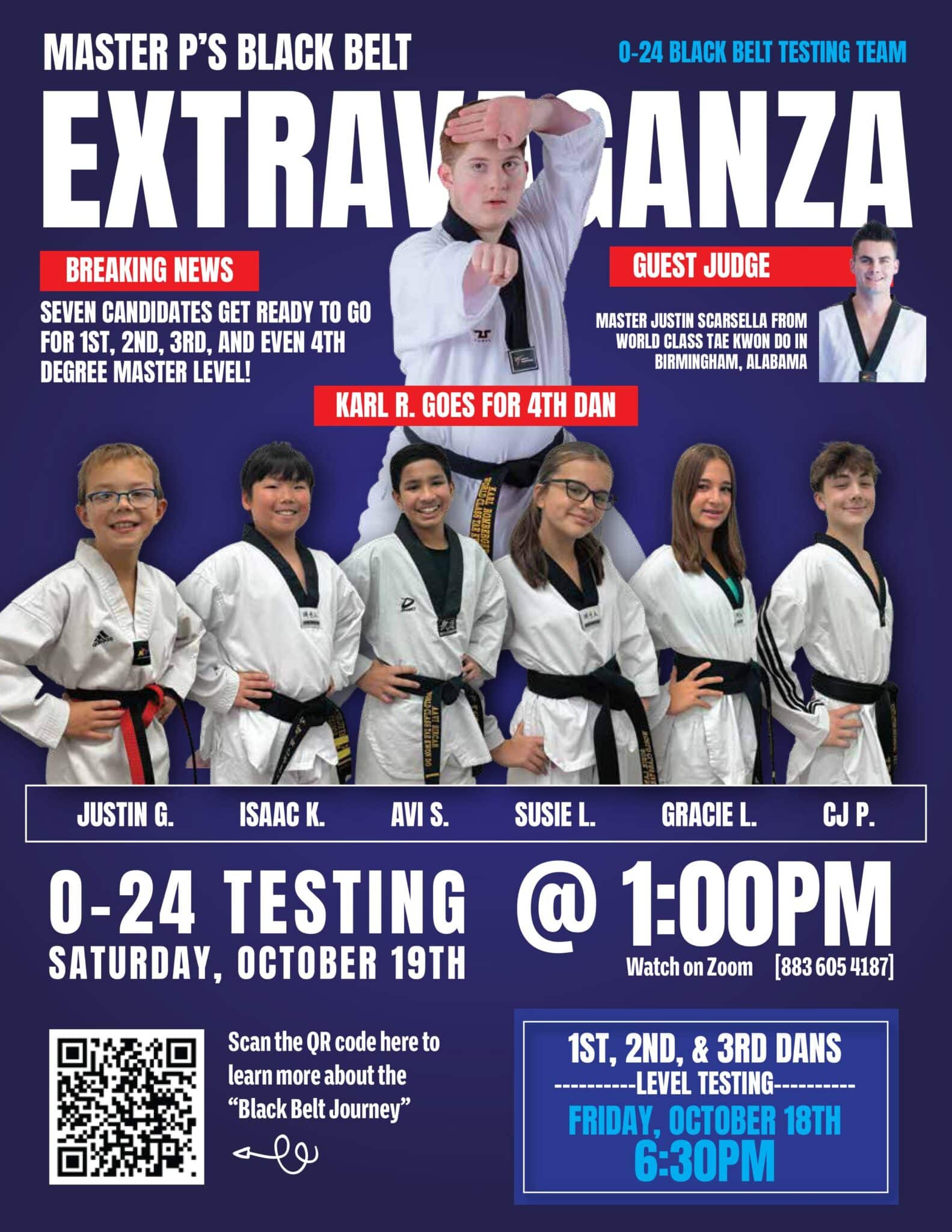 Black Belt Tournament poster