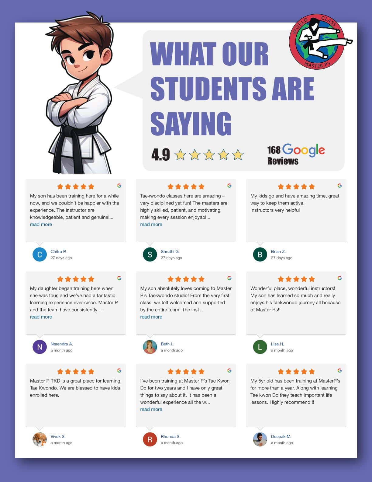 Master P Google Reviews